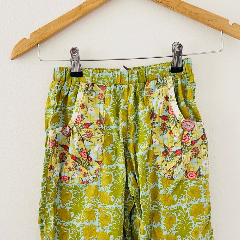 Matilda Jane Serendipity Green Wallflower Ruffle Pants - Picture 5 of 5